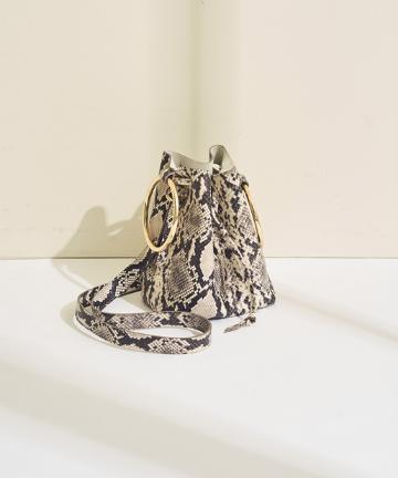 【MAISON BOINET】パイソンリングバッグ