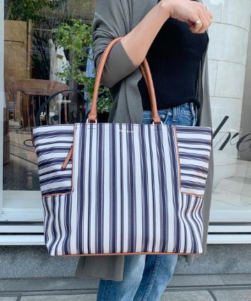 【FIORELLI】ストライプバッグ