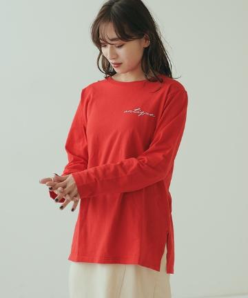 antiguaロゴプリントロンTEE/バックプリント
