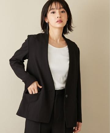 TRノーカラ―ジャケット