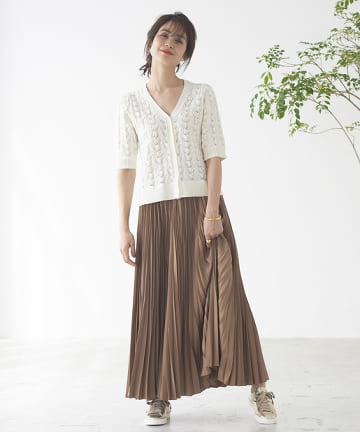 【MUVEIL(ミュベール)】プリーツスカート