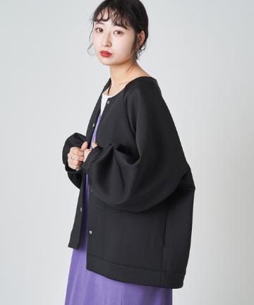 ポンチノーカラージャケット