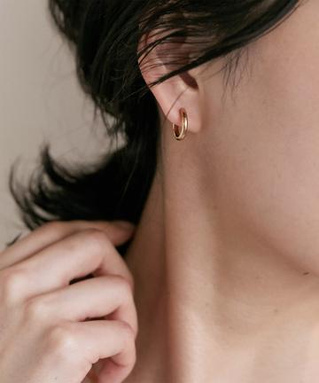 【MARIA BLACK】Polo Huggieフープピアス（GLD）