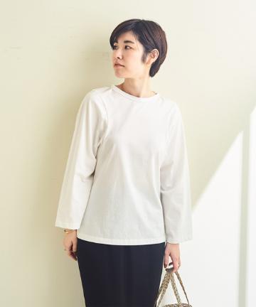 【TOTEME】 ラフスリーブカットソー