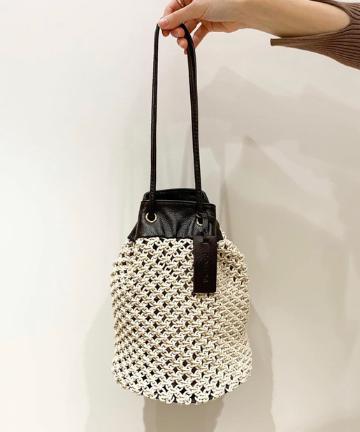 【PotioR】手編み巾着バッグ