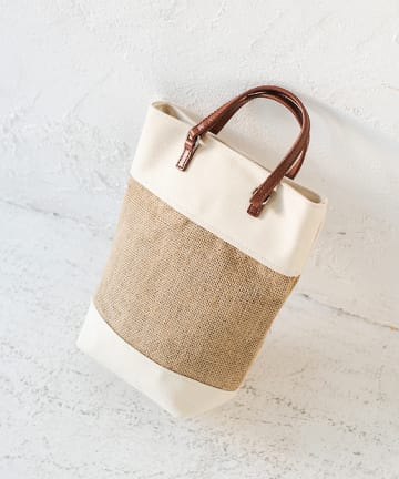 【YAHKI】キャンバスコンビリネンバッグ