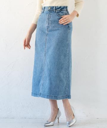 【YANUK/ヤヌーク】ロングAラインスカート