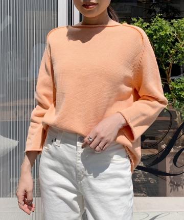 【DEMYLEE】ボートネックニット