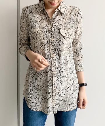 【EQUIPMENT】パイソンブラウス