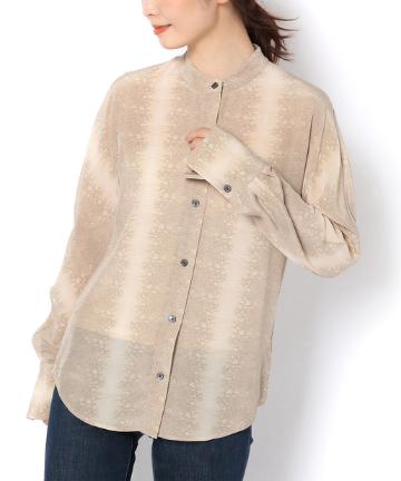 【Equipment】パイソン柄ブラウス