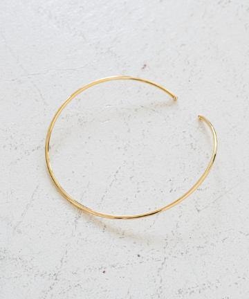 【larire】18金メッキ変型チョーカー