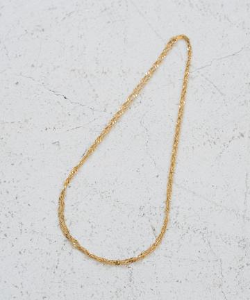【larire】18金メッキロングネックレス
