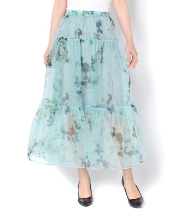 【TELA】シースルースカート