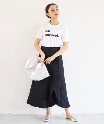 ラッフルロングスカート