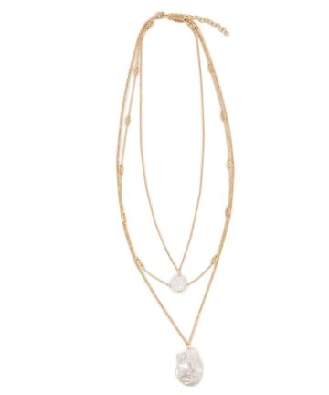 【a.v.max】パール3連ネックレス