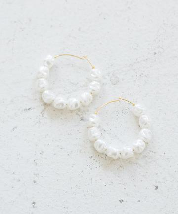 【a.v.max】 フープパールピアス