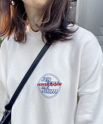 PERVERT COOPERビッグシルエットロゴクルースウェット/トレーナー