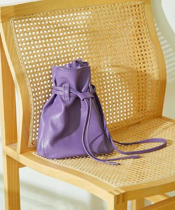 【the dilettante】ドロストリングショルダーバッグ