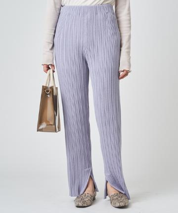 ランダムリブニットパンツ