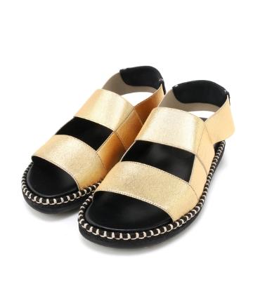 【MARNI】 メタリックサンダル
