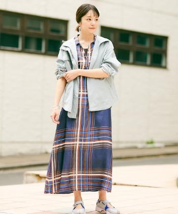 【CHLOE STORA】ノースリチェックドレス