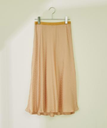 【Mes Demoiselles】 ドットサテンスカート
