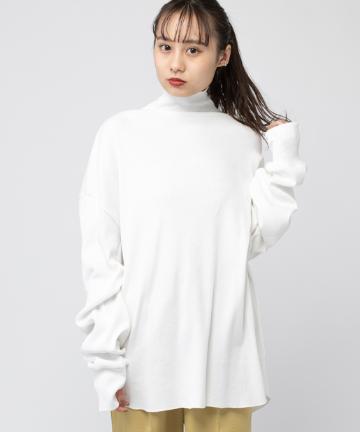 リブBIGタートルプルオーバー