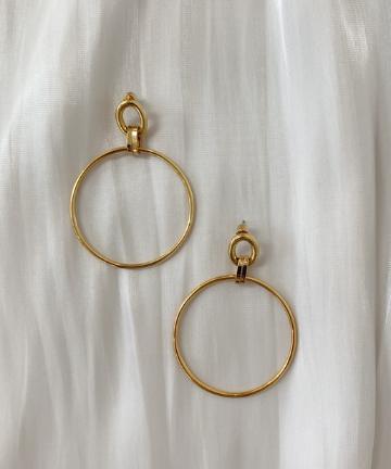 【JENNY BIRD】フープミニチェーンピアス