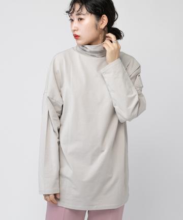 ハイネックロンT