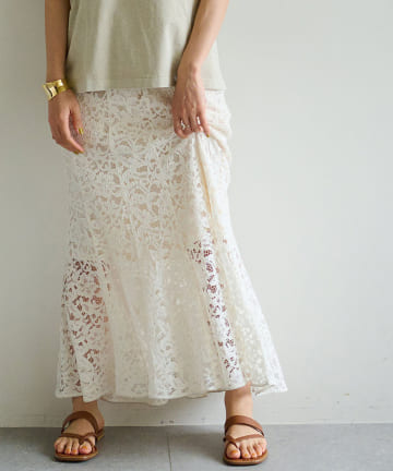 【XSサイズあり・名品】レースマーメイドマキシスカート