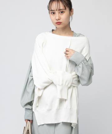 スウェットライクマルチWAYニット