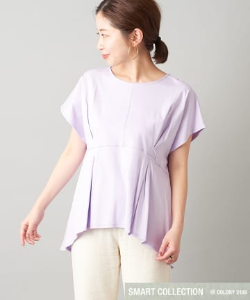【SMART COLLECTION】スマートタックフレア1分袖Tシャツ