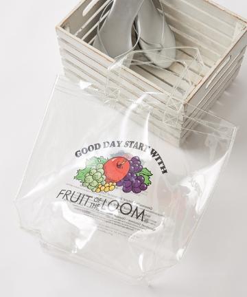 【WEB限定】FRUIT OF THE LOOM クリアトートバッグ