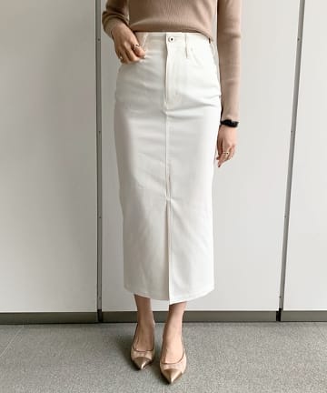 デニムタイトスカート