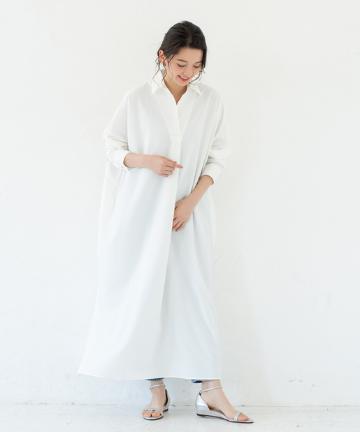 ストライプスキッパーワンピース