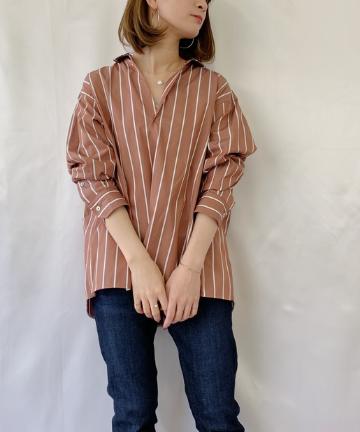 【TICCA】ストライプスキッパーシャツ