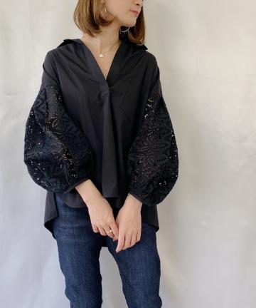 【TICCA】レースパフスリーブシャツ