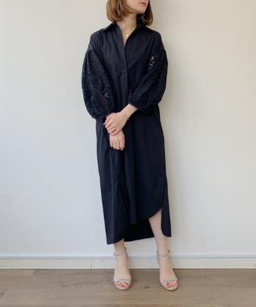 【TICCA】レースパフスリーブワンピース