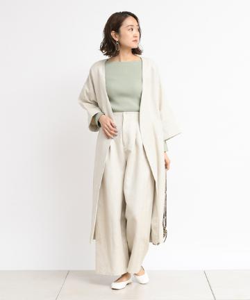 ヘリンボーンロングコート