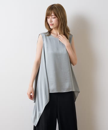 ノースリフレアブラウス