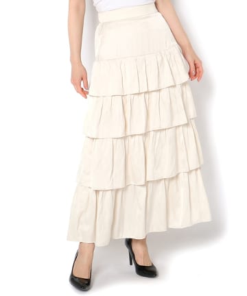 ティアードウォッシャブルスカート