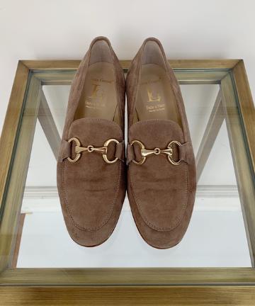 【Luca Grossi】スエードビットローファー