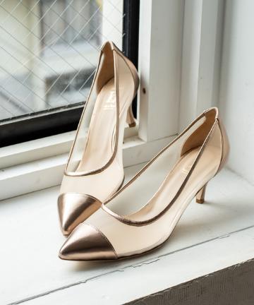 【Luca Grossi】メッシュパンプス