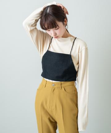丸紐BACKあきビスチェ