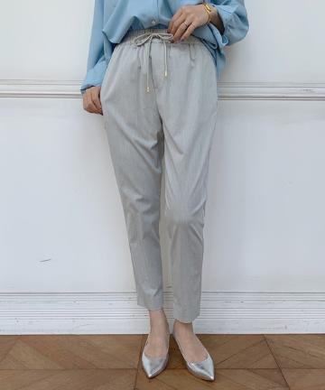 シャンブレーゴムパンツ