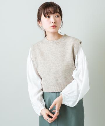 クロップドベストSET