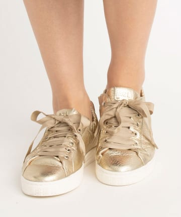 【AGL(エージーエル)】PLTレザースニーカー