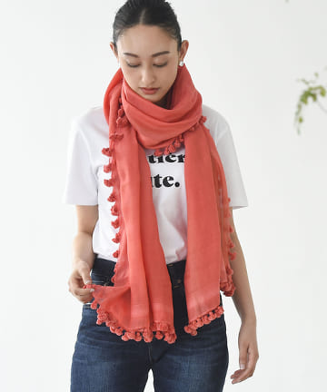 【CITRUS (シトラス)】大判シルクコットンストール