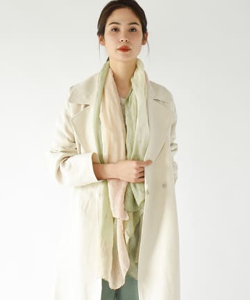 【CITRUS(シトラス)】リネングラデーションストール