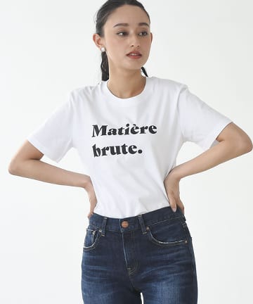 【LES PETITS BASICS】MATIERE BRUTE Tシャツ